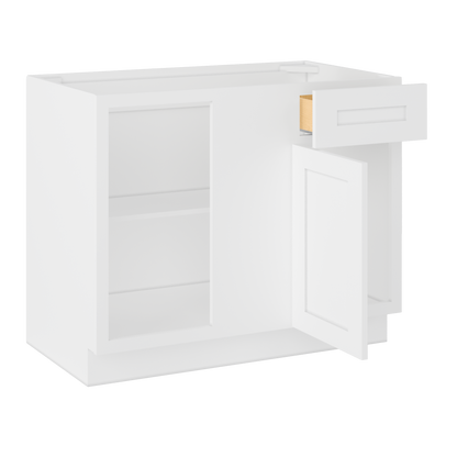 Blind Corner Base Kitchen Cabinet SCB42 Alpina White LessCare 42 in. width 34.5 in. height 24 in. depth - Kitchen