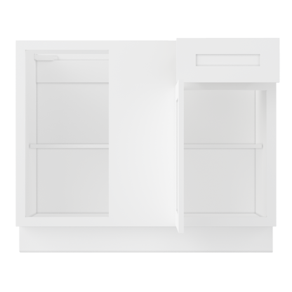 Blind Corner Base Kitchen Cabinet SCB42 Alpina White LessCare 42 in. width 34.5 in. height 24 in. depth - Kitchen