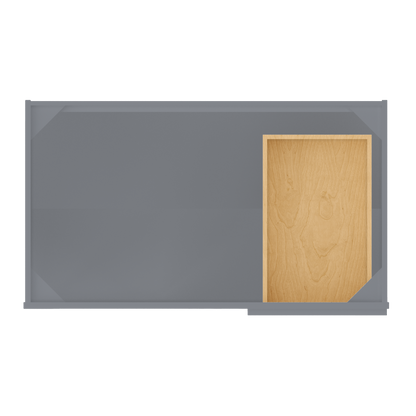 Blind Corner Base Kitchen Cabinet SCB42 Colonial Gray LessCare 42 in. width 34.5 in. height 24 in. depth - Kitchen