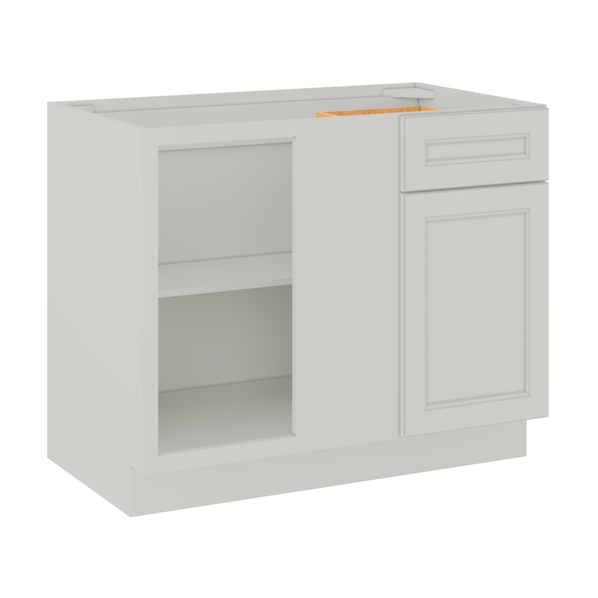 Blind Corner Base Kitchen Cabinet SCB42 Milan Pearl 42 in. width 34.5 in. height 24 in. depth - Kitchen Cabinets