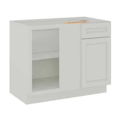 Blind Corner Base Kitchen Cabinet SCB42 Milan Pearl 42 in. width 34.5 in. height 24 in. depth - Kitchen Cabinets