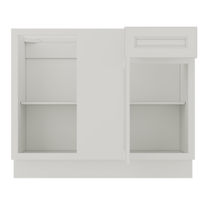 Blind Corner Base Kitchen Cabinet SCB42 Milan Pearl 42 in. width 34.5 in. height 24 in. depth - Kitchen Cabinets