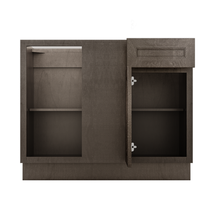 Blind Corner Base Kitchen Cabinet SCB42 Milan Slate 42 in. width 34.5 in. height 24 in. depth - Kitchen Cabinets