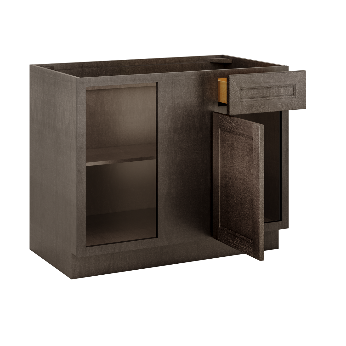 Blind Corner Base Kitchen Cabinet SCB42 Milan Slate 42 in. width 34.5 in. height 24 in. depth - Kitchen Cabinets