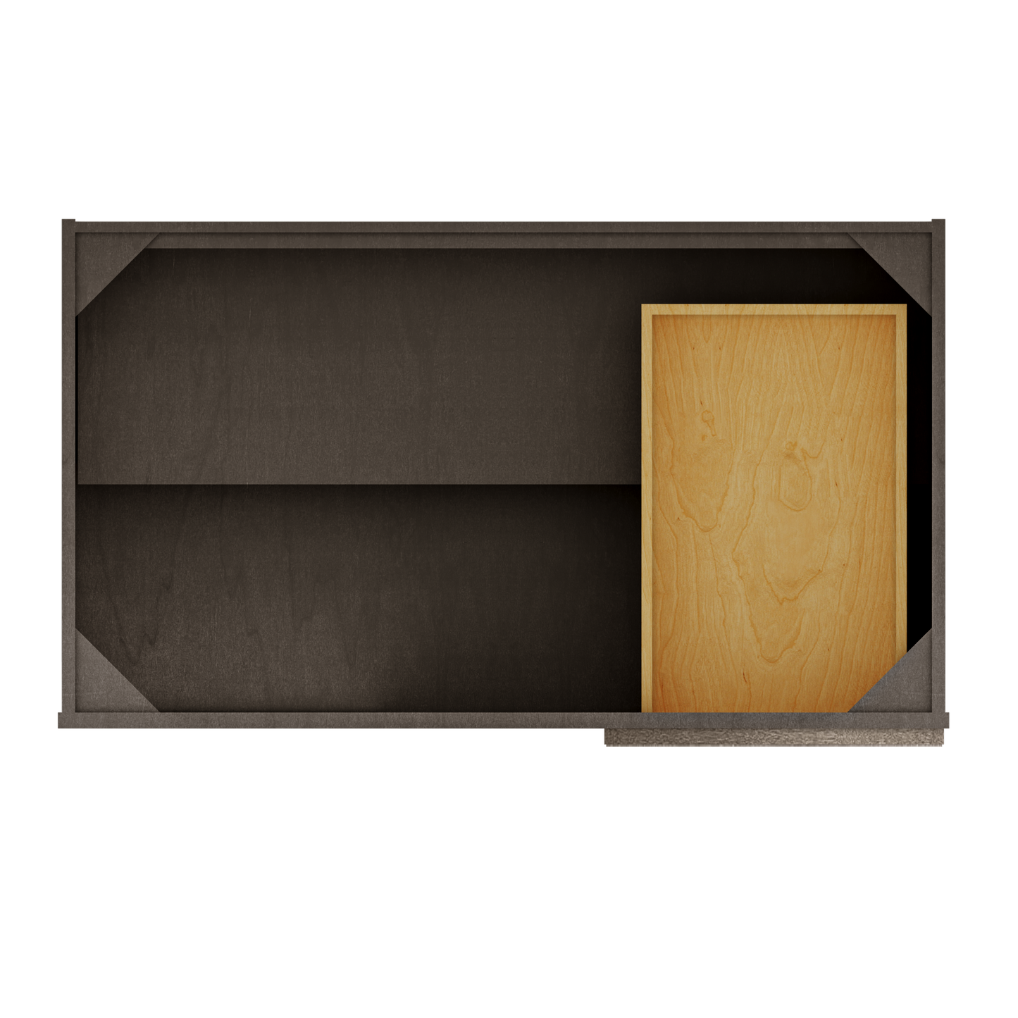 Blind Corner Base Kitchen Cabinet SCB42 Milan Slate 42 in. width 34.5 in. height 24 in. depth - Kitchen Cabinets