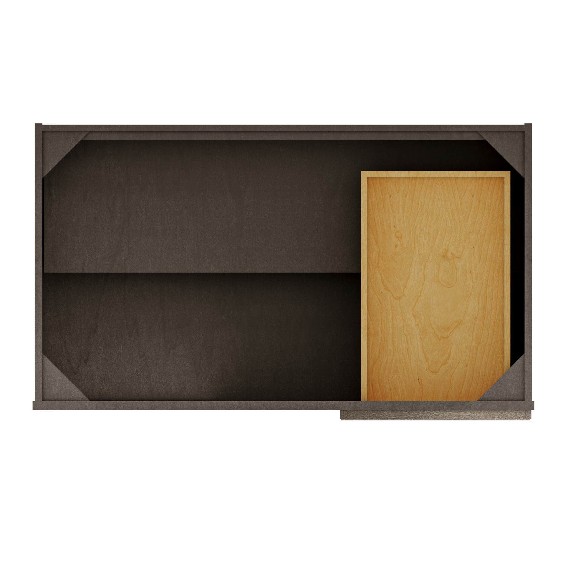 Blind Corner Base Kitchen Cabinet SCB42 Milan Slate 42 in. width 34.5 in. height 24 in. depth - Kitchen Cabinets