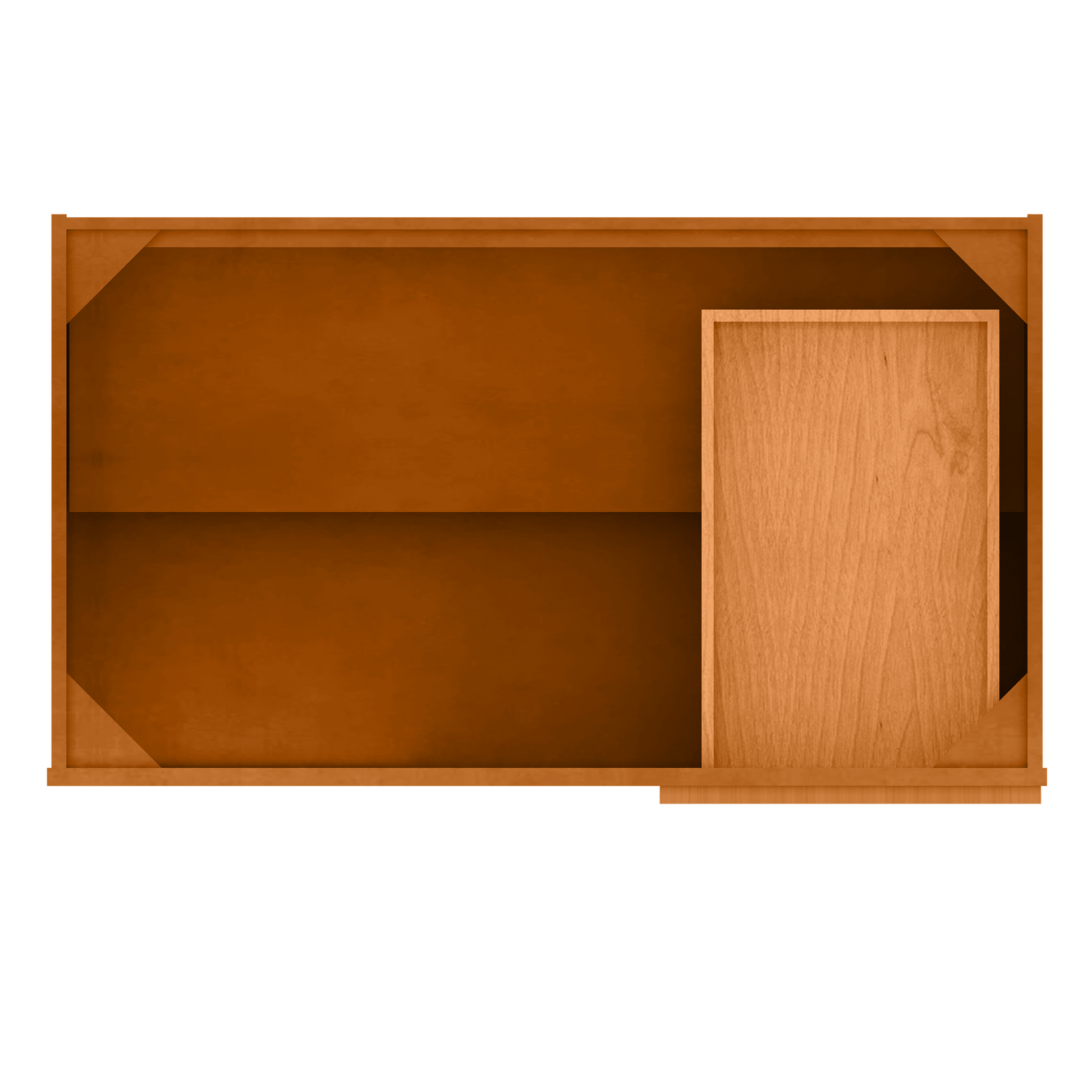 Blind Corner Base Kitchen Cabinet SCB42 Newport LessCare 42 in. width 34.5 in. height 24 in. depth - Kitchen Cabinets