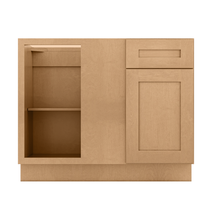 Blind Corner Base Kitchen Cabinet SCB42 Shaker Toffee 42 in. width 34.5 in. height 24 in. depth - Kitchen Cabinets