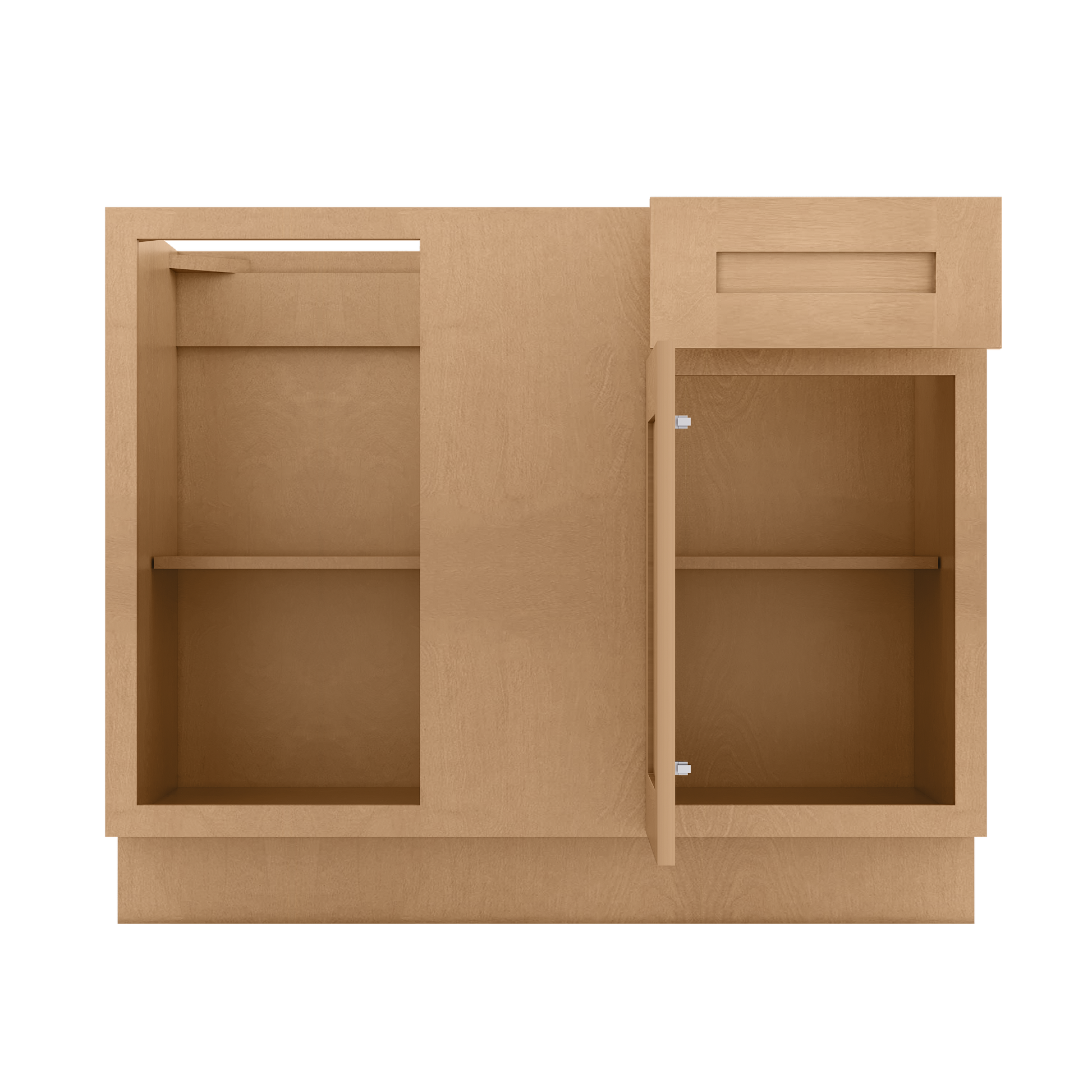 Blind Corner Base Kitchen Cabinet SCB42 Shaker Toffee 42 in. width 34.5 in. height 24 in. depth - Kitchen Cabinets