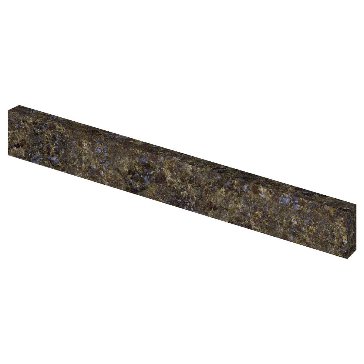 Blue Butterfly Granite Side Splash 21 1/4" x 4"