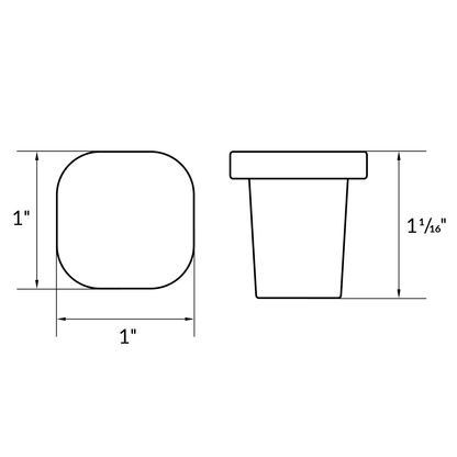 Brushed Nickel Knob H1208 KNOBBN Hardware