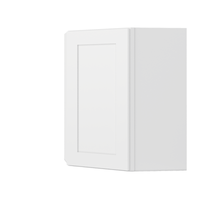 Diagonal Corner Kitchen Cabinet DC2430 Alpina White LessCare 24 in. width 30 in. height 12 in. depth - Kitchen Cabinets