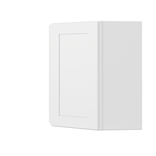 Diagonal Corner Kitchen Cabinet DC2430 Alpina White LessCare 24 in. width 30 in. height 12 in. depth - Kitchen Cabinets