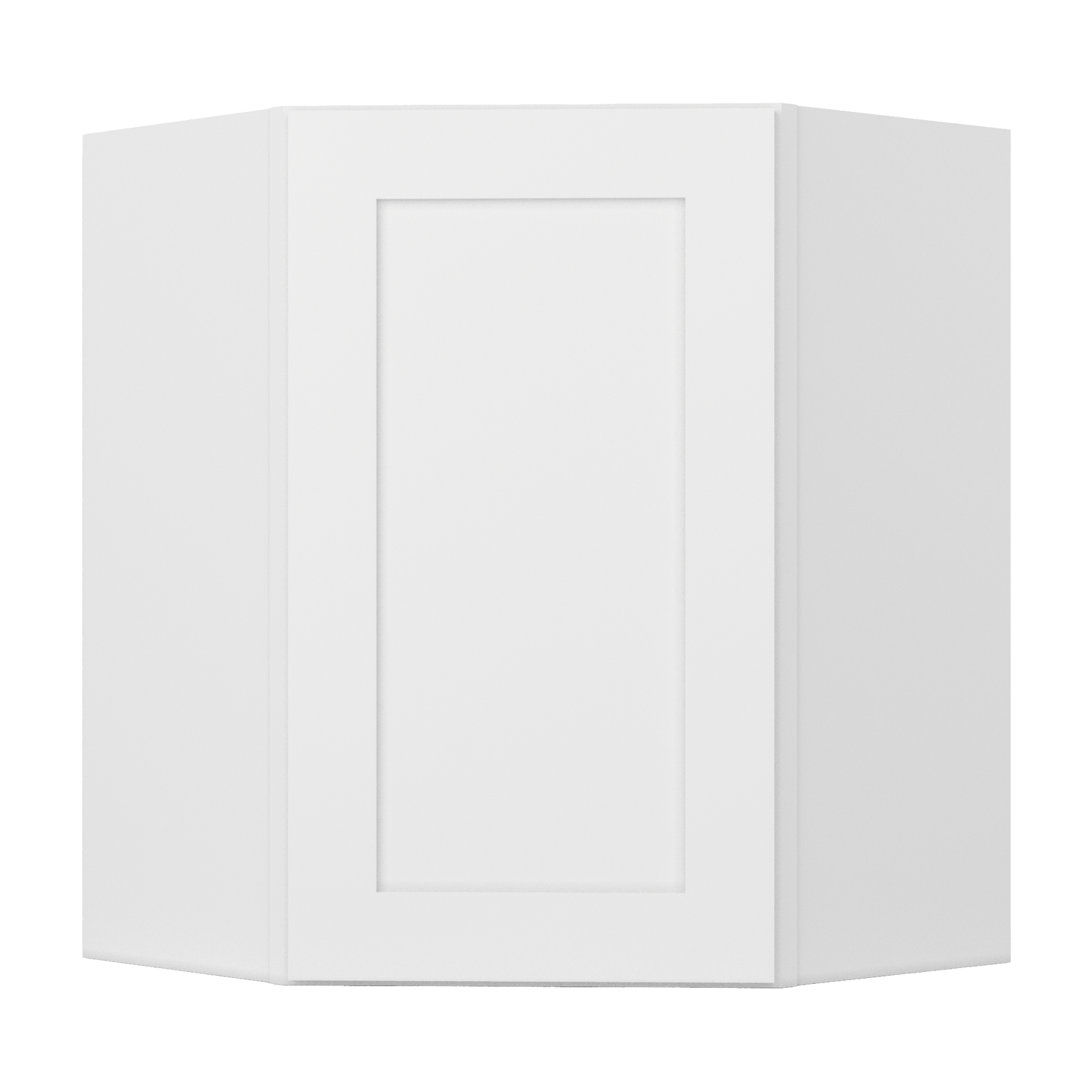 Diagonal Corner Kitchen Cabinet DC2430 Alpina White LessCare 24 in. width 30 in. height 12 in. depth - Kitchen Cabinets