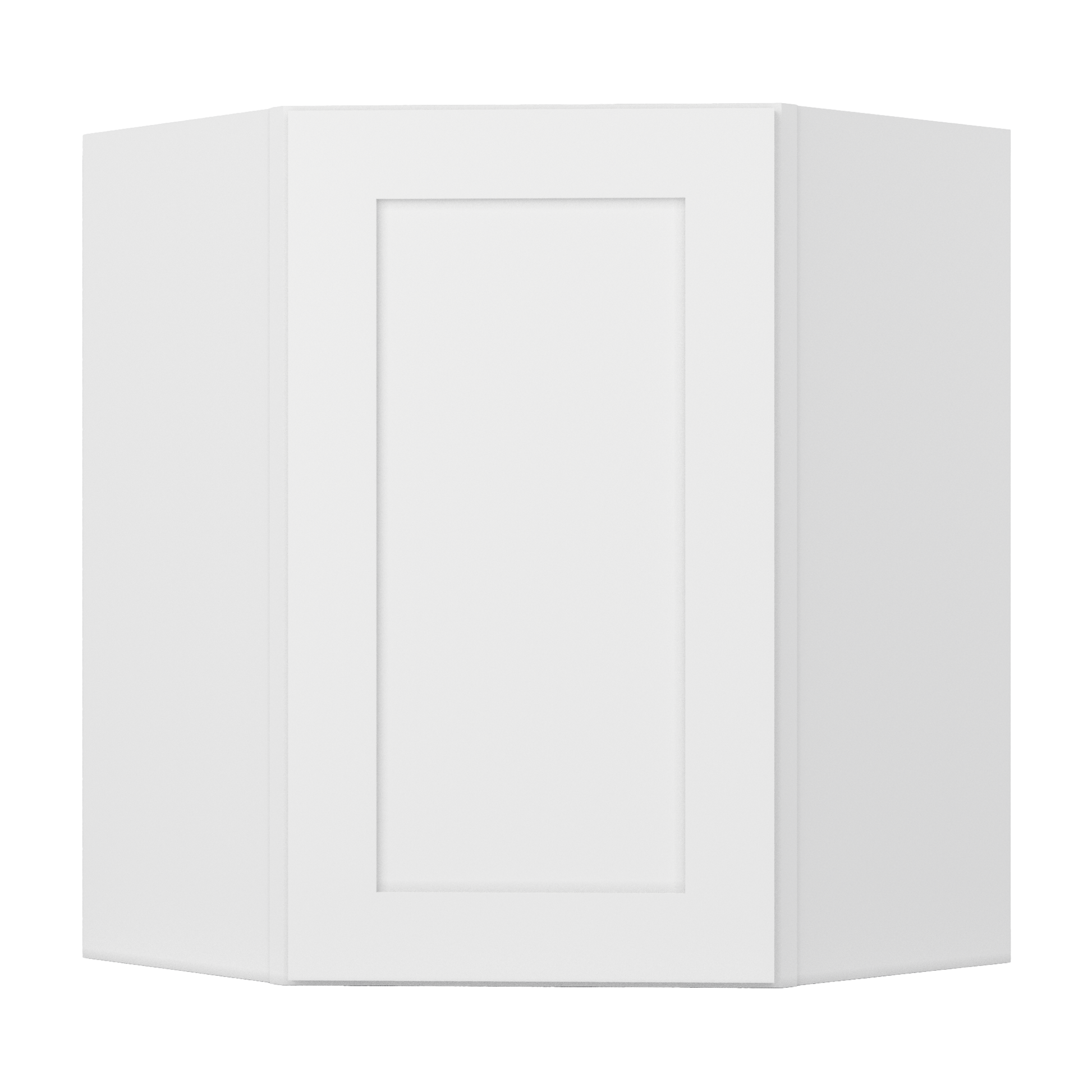 Diagonal Corner Kitchen Cabinet DC2430 Alpina White LessCare 24 in. width 30 in. height 12 in. depth - Kitchen Cabinets