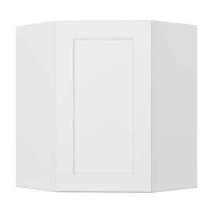 Diagonal Corner Kitchen Cabinet DC2430 Alpina White LessCare 24 in. width 30 in. height 12 in. depth - Kitchen Cabinets