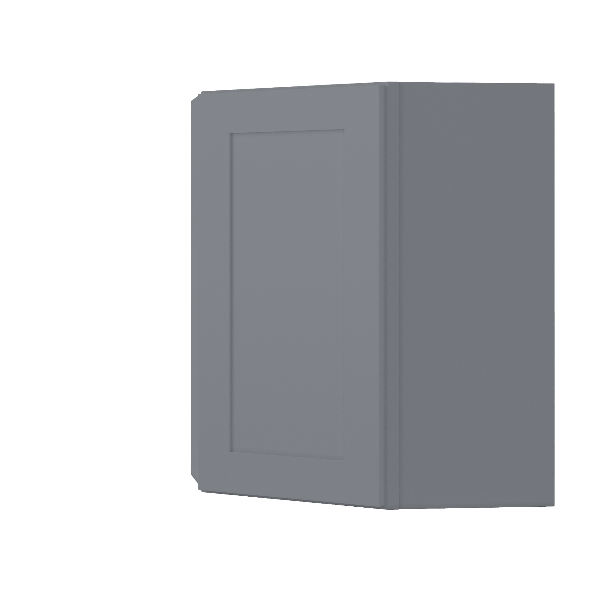 Diagonal Corner Kitchen Cabinet DC2430 Colonial Gray LessCare 24 in. width 30 in. height 12 in. depth - Kitchen Cabinets