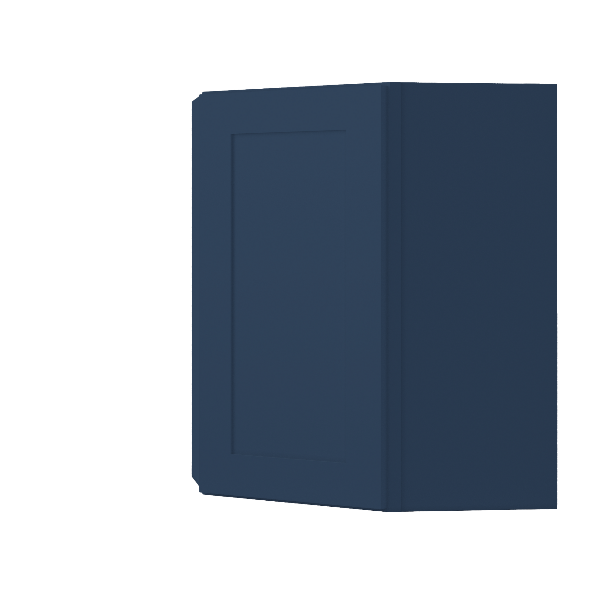 Diagonal Corner Kitchen Cabinet DC2430 Danbury Blue LessCare 24 in. width 30 in. height 12 in. depth - Kitchen Cabinets