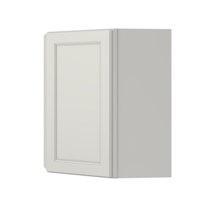 Diagonal Corner Kitchen Cabinet DC2430 Milan Pearl 24 in. width 30 in. height 12 in. depth - Kitchen Cabinets