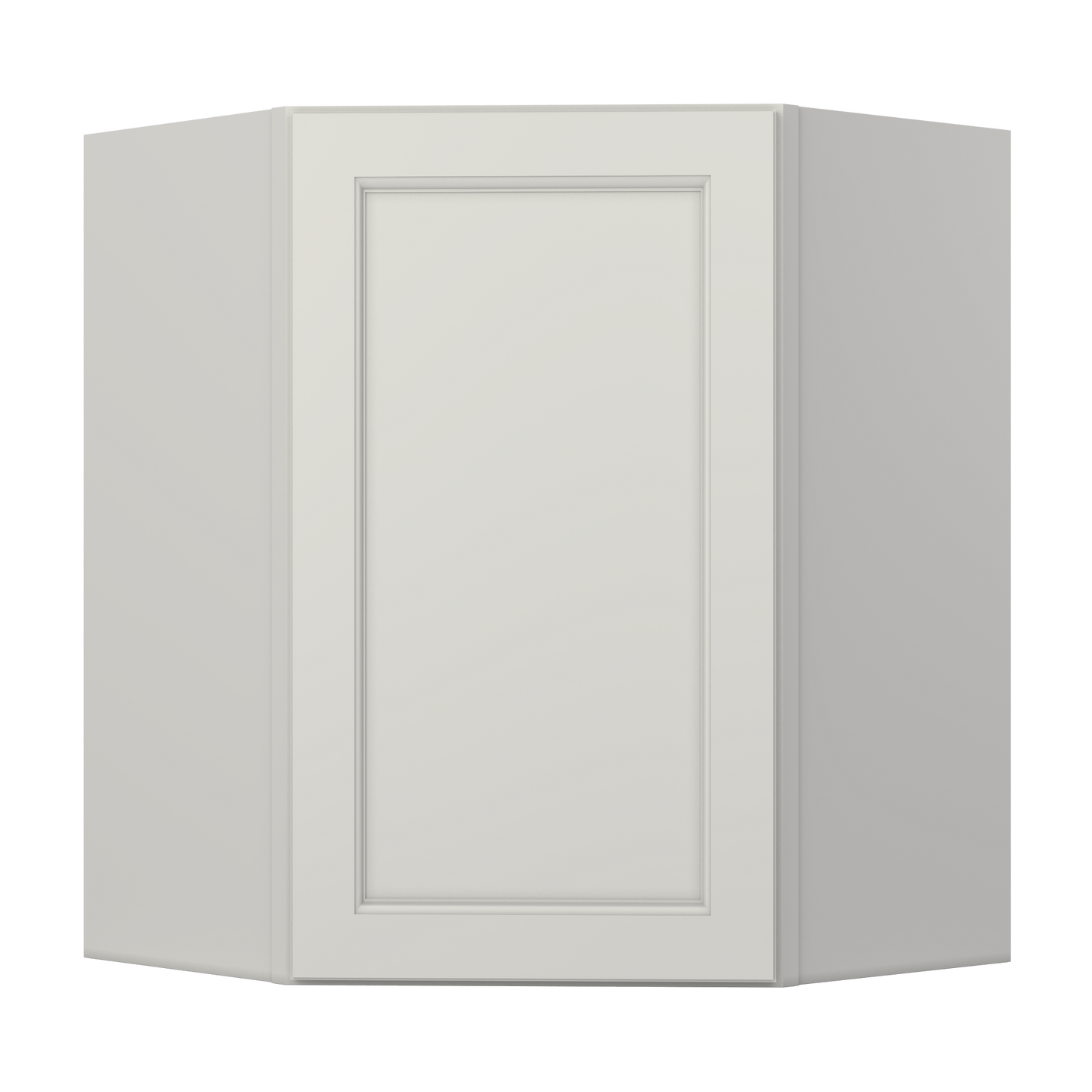 Diagonal Corner Kitchen Cabinet DC2430 Milan Pearl 24 in. width 30 in. height 12 in. depth - Kitchen Cabinets