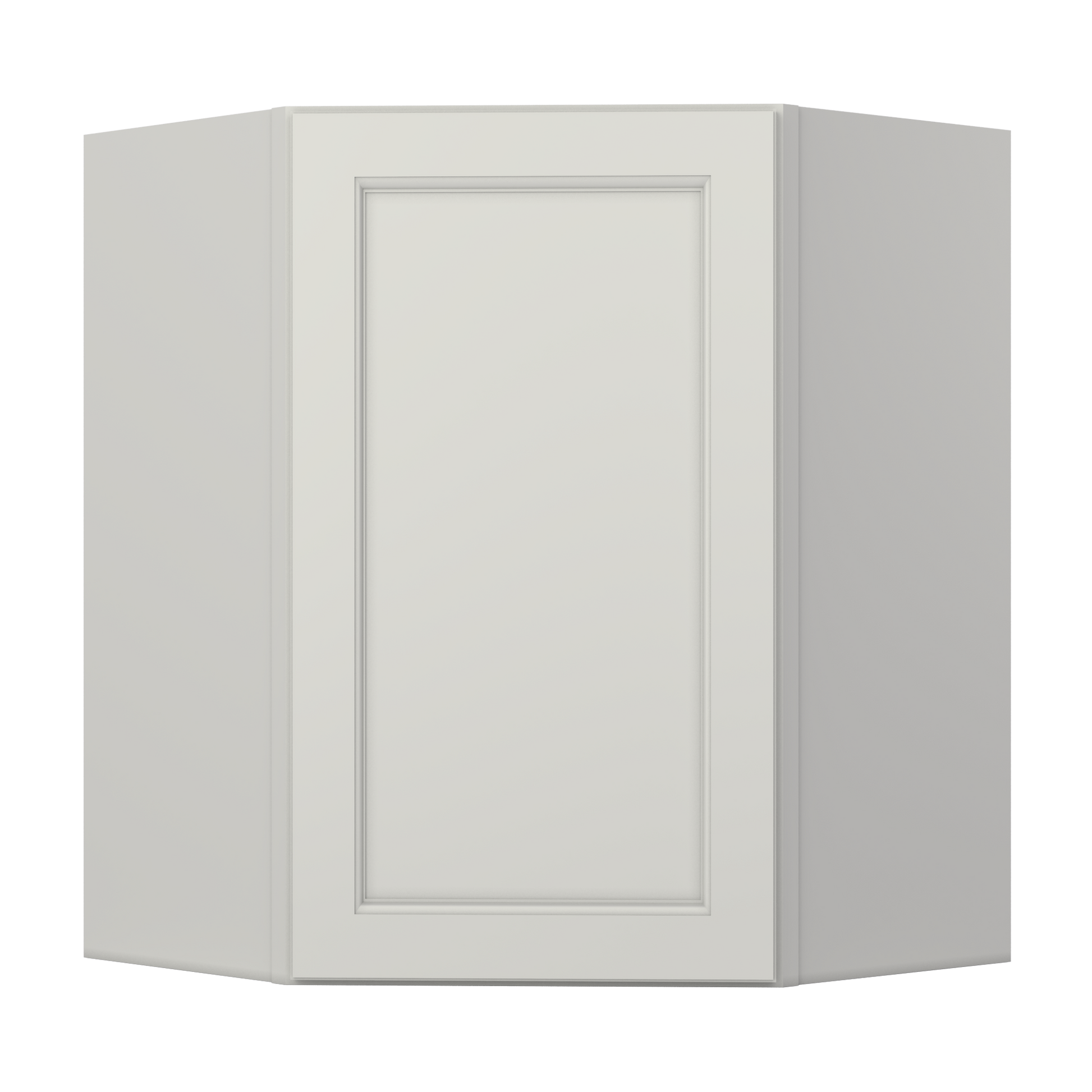 Diagonal Corner Kitchen Cabinet DC2430 Milan Pearl 24 in. width 30 in. height 12 in. depth - Kitchen Cabinets
