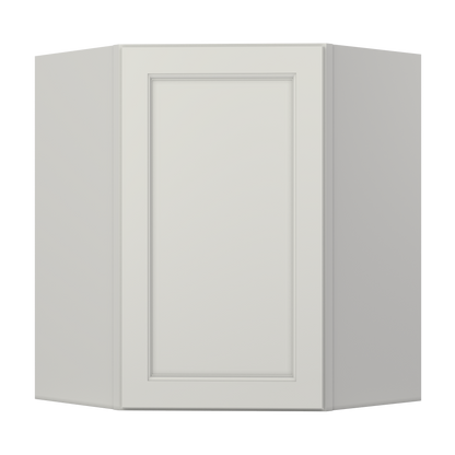 Diagonal Corner Kitchen Cabinet DC2430 Milan Pearl 24 in. width 30 in. height 12 in. depth - Kitchen Cabinets
