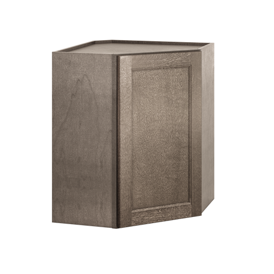 Diagonal Corner Kitchen Cabinet DC2430 Milan Slate 24 in. width 30 in. height 12 in. depth - Kitchen Cabinets