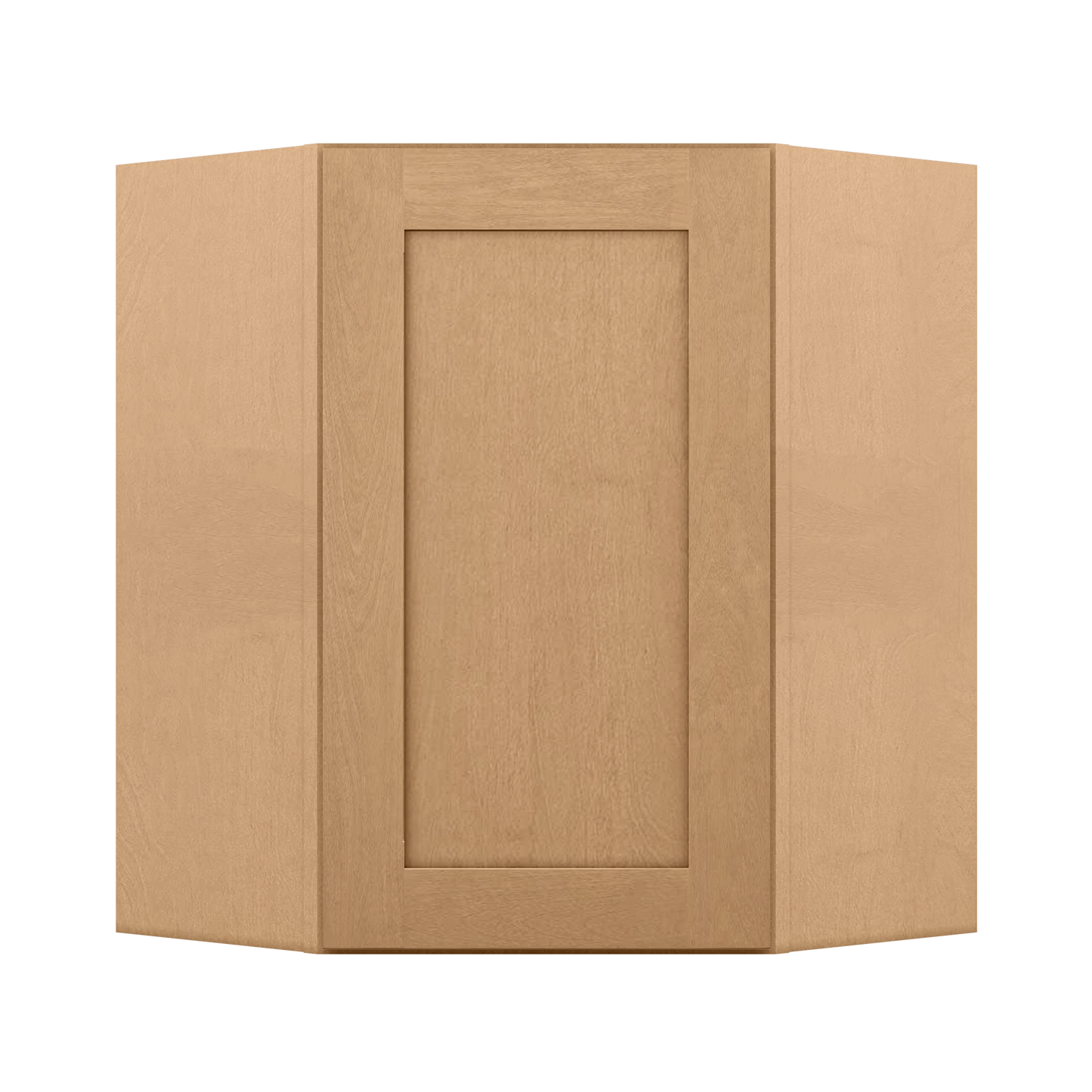 Diagonal Corner Kitchen Cabinet DC2430 Shaker Toffee 24 in. width 30 in. height 12 in. depth - Kitchen Cabinets