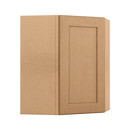 Diagonal Corner Kitchen Cabinet DC2430 Shaker Toffee 24 in. width 30 in. height 12 in. depth - Kitchen Cabinets
