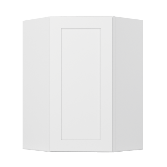 Diagonal Corner Kitchen Cabinet DC2436 Alpina White LessCare 24 in. width 36 in. height 12 in. depth - Kitchen Cabinets