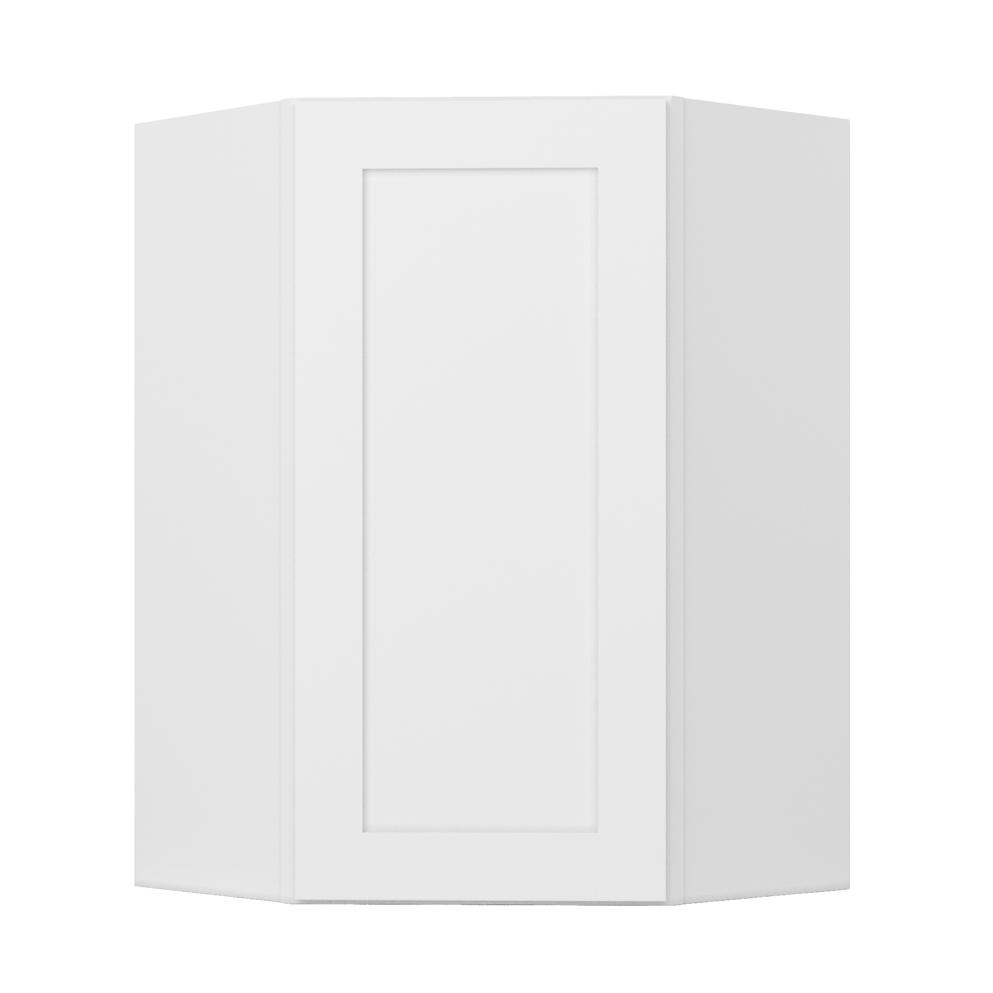 Diagonal Corner Kitchen Cabinet DC2436 Alpina White LessCare 24 in. width 36 in. height 12 in. depth - Kitchen Cabinets