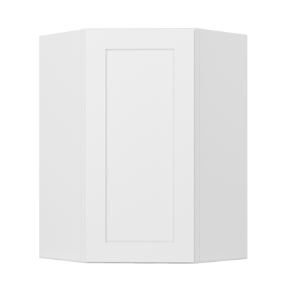 Diagonal Corner Kitchen Cabinet DC2436 Alpina White LessCare 24 in. width 36 in. height 12 in. depth - Kitchen Cabinets