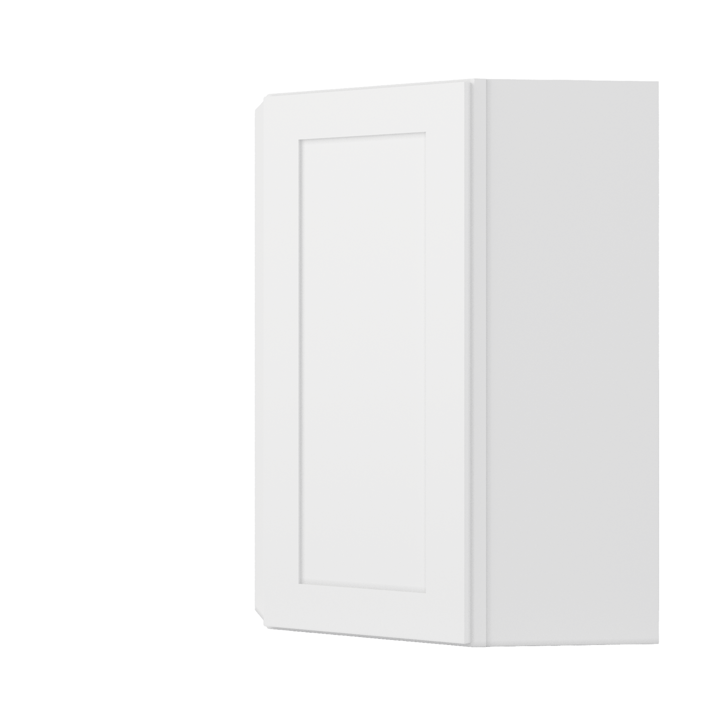 Diagonal Corner Kitchen Cabinet DC2436 Alpina White LessCare 24 in. width 36 in. height 12 in. depth - Kitchen Cabinets