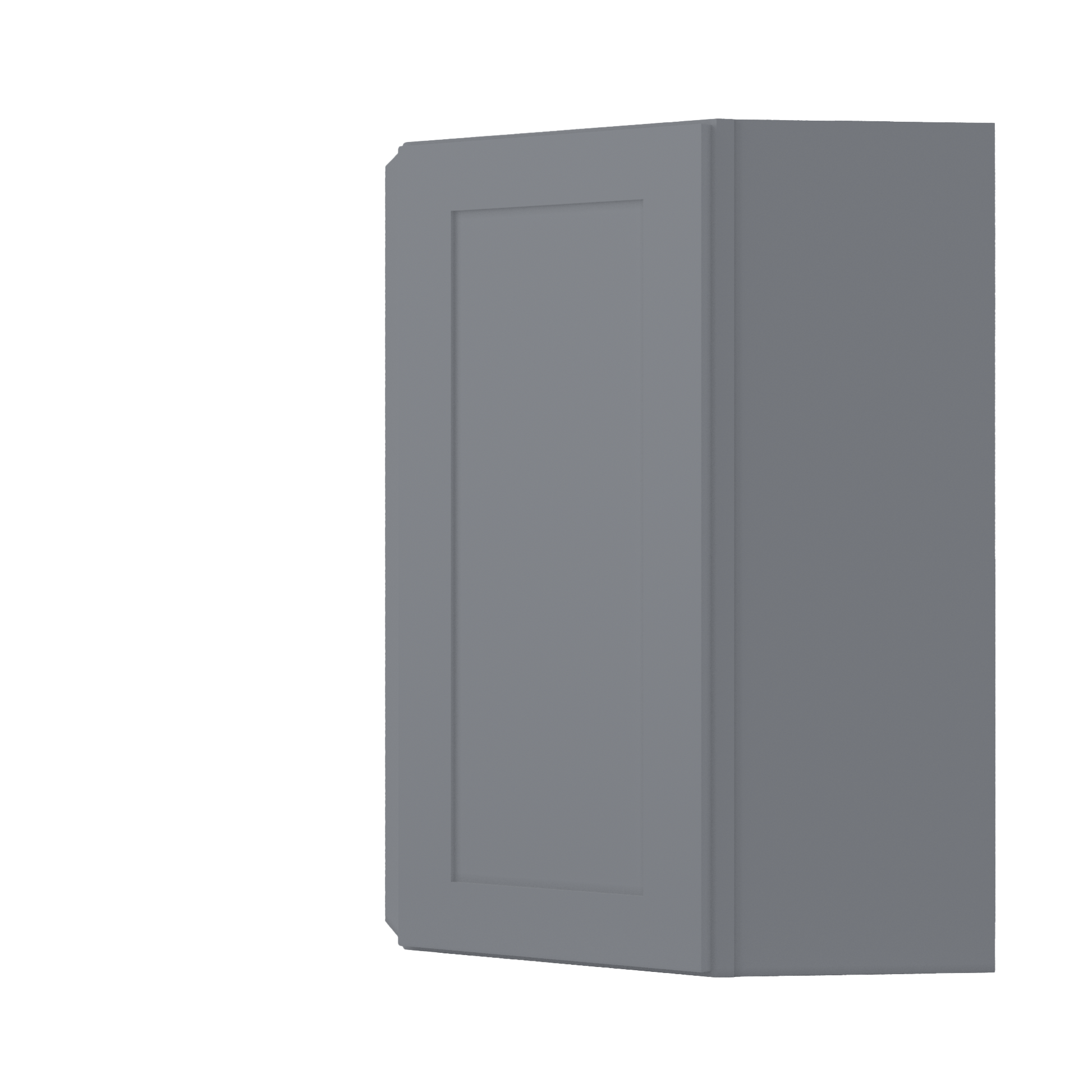 Diagonal Corner Kitchen Cabinet DC2436 Colonial Gray LessCare 24 in. width 36 in. height 12 in. depth - Kitchen Cabinets