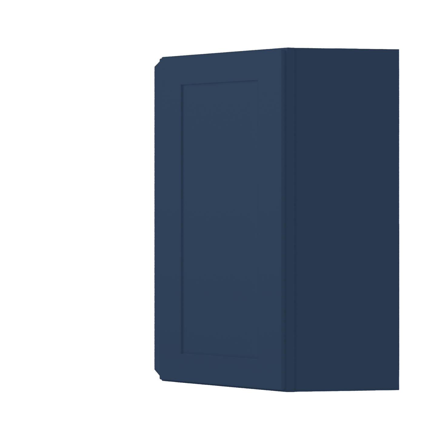 Diagonal Corner Kitchen Cabinet DC2436 Danbury Blue LessCare 24 in. width 36 in. height 12 in. depth - Kitchen Cabinets