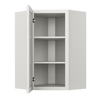 Diagonal Corner Kitchen Cabinet DC2436 Milan Pearl 24 in. width 36 in. height 12 in. depth - Kitchen Cabinets