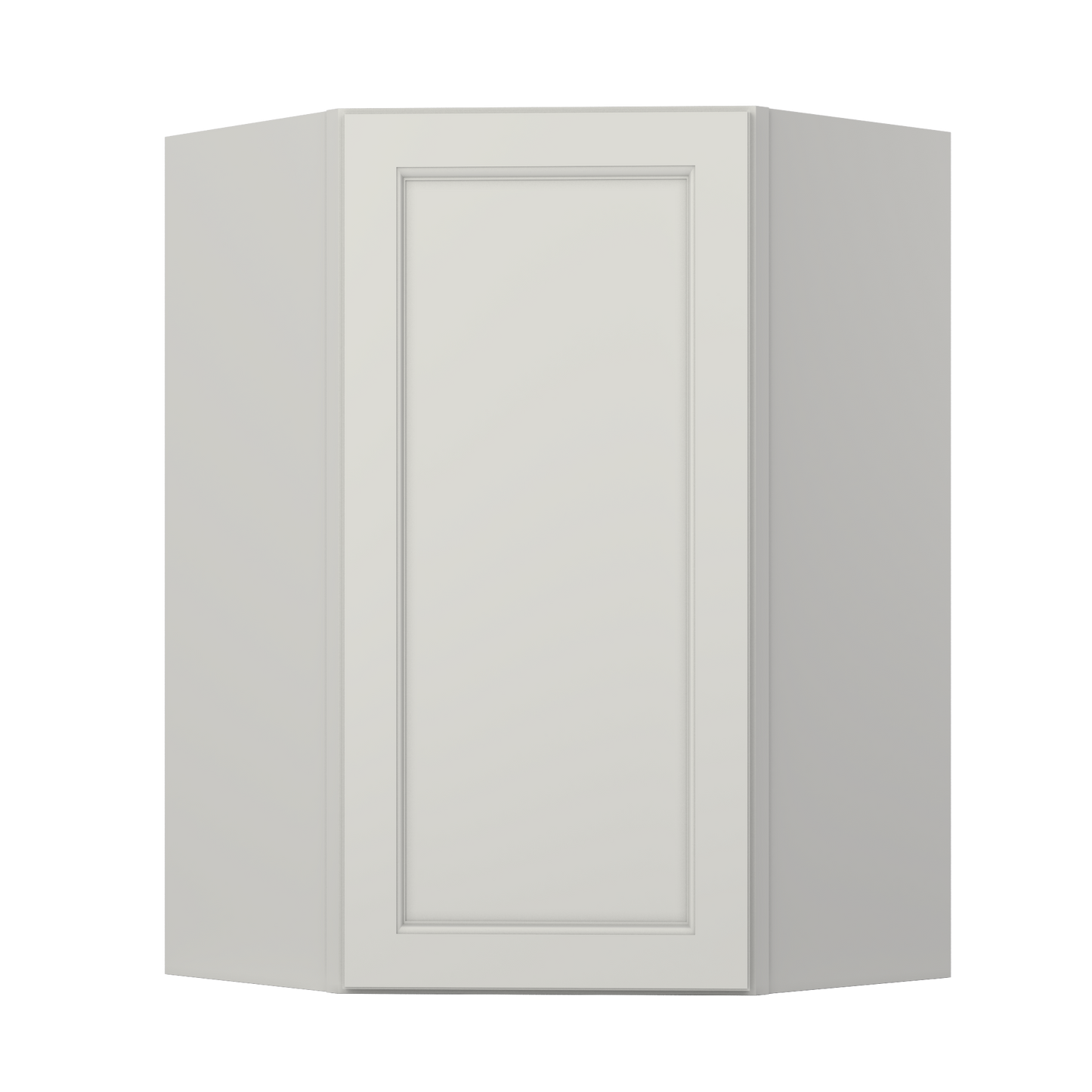 Diagonal Corner Kitchen Cabinet DC2436 Milan Pearl 24 in. width 36 in. height 12 in. depth - Kitchen Cabinets