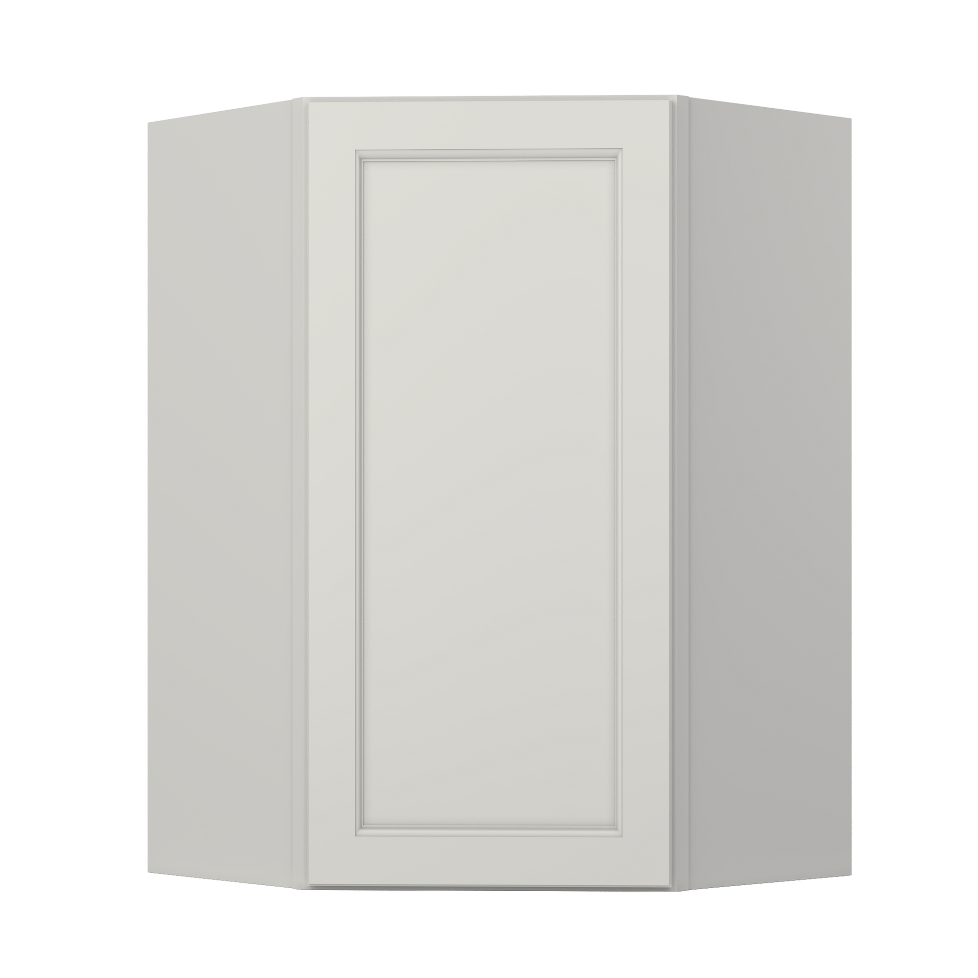 Diagonal Corner Kitchen Cabinet DC2436 Milan Pearl 24 in. width 36 in. height 12 in. depth - Kitchen Cabinets