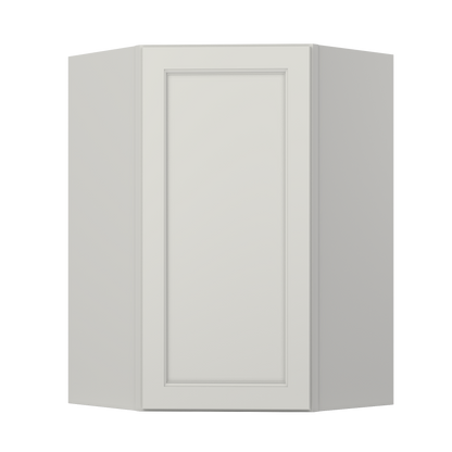 Diagonal Corner Kitchen Cabinet DC2436 Milan Pearl 24 in. width 36 in. height 12 in. depth - Kitchen Cabinets