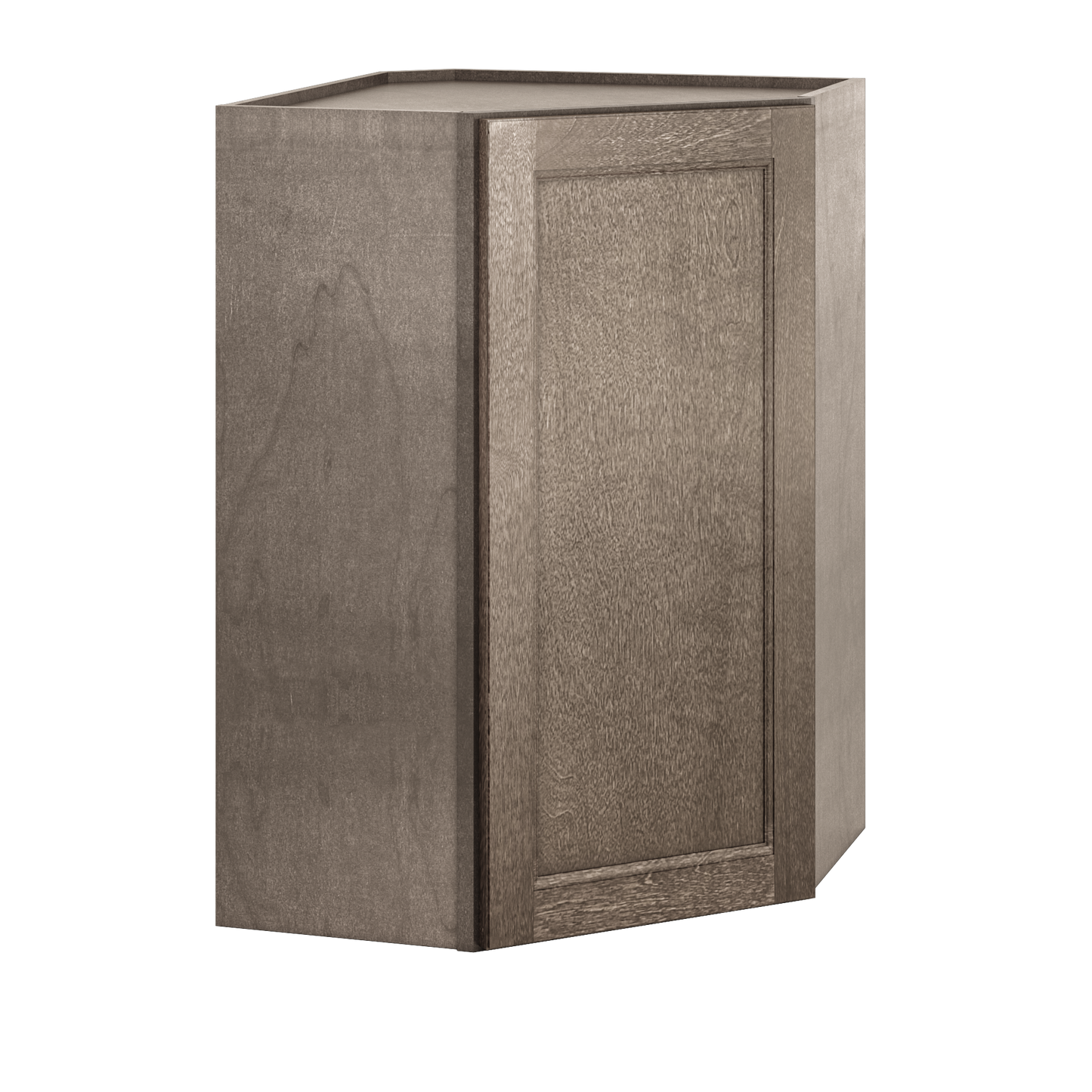 Diagonal Corner Kitchen Cabinet DC2436 Milan Slate 24 in. width 36 in. height 12 in. depth - Kitchen Cabinets