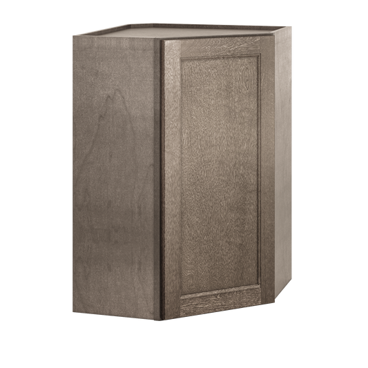 Diagonal Corner Kitchen Cabinet DC2436 Milan Slate 24 in. width 36 in. height 12 in. depth - Kitchen Cabinets