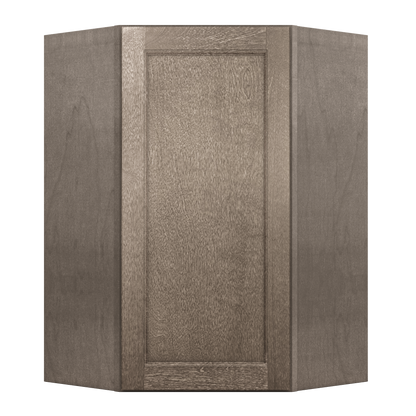 Diagonal Corner Kitchen Cabinet DC2436 Milan Slate 24 in. width 36 in. height 12 in. depth - Kitchen Cabinets