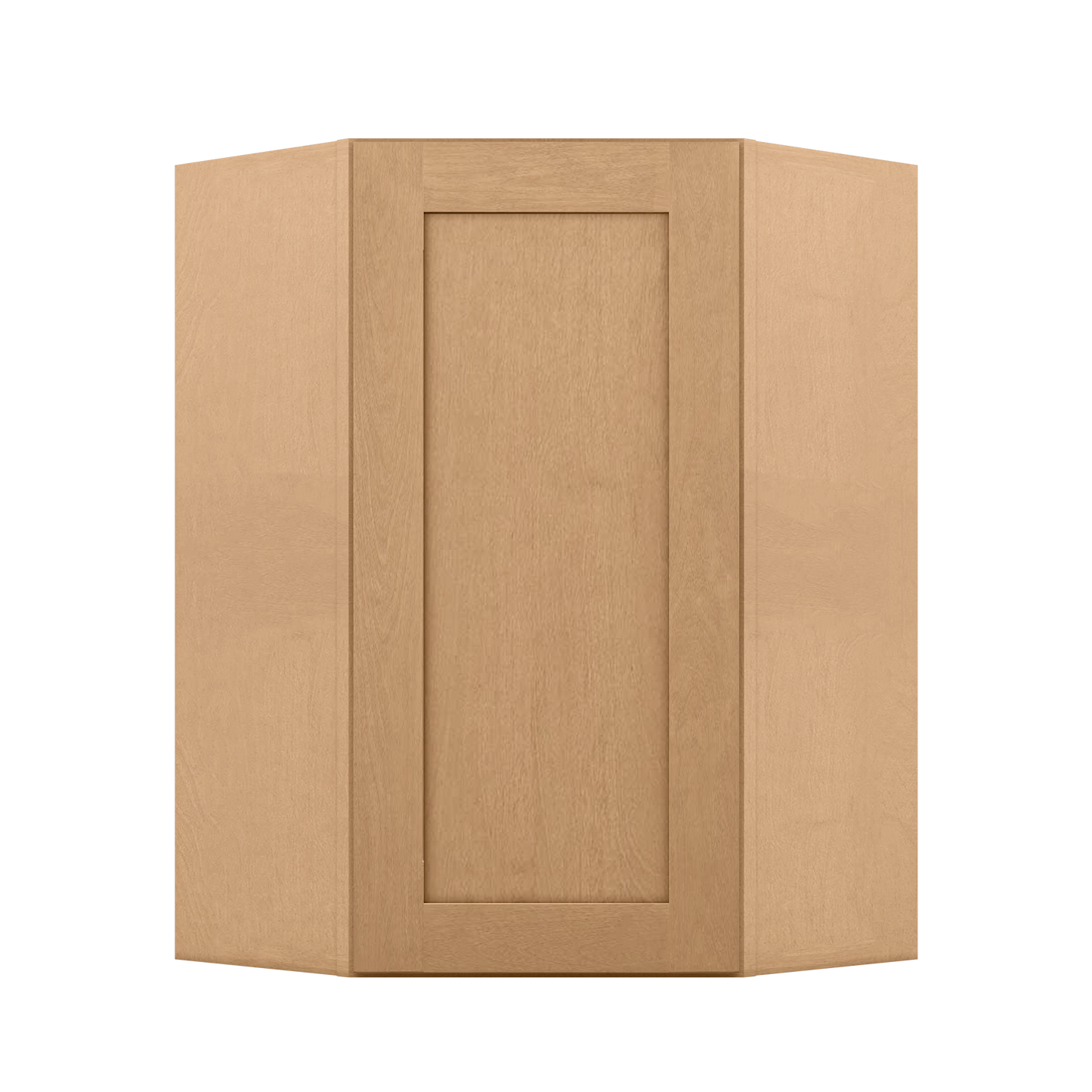 Diagonal Corner Kitchen Cabinet DC2436 Shaker Toffee 24 in. width 36 in. height 12 in. depth - Kitchen Cabinets