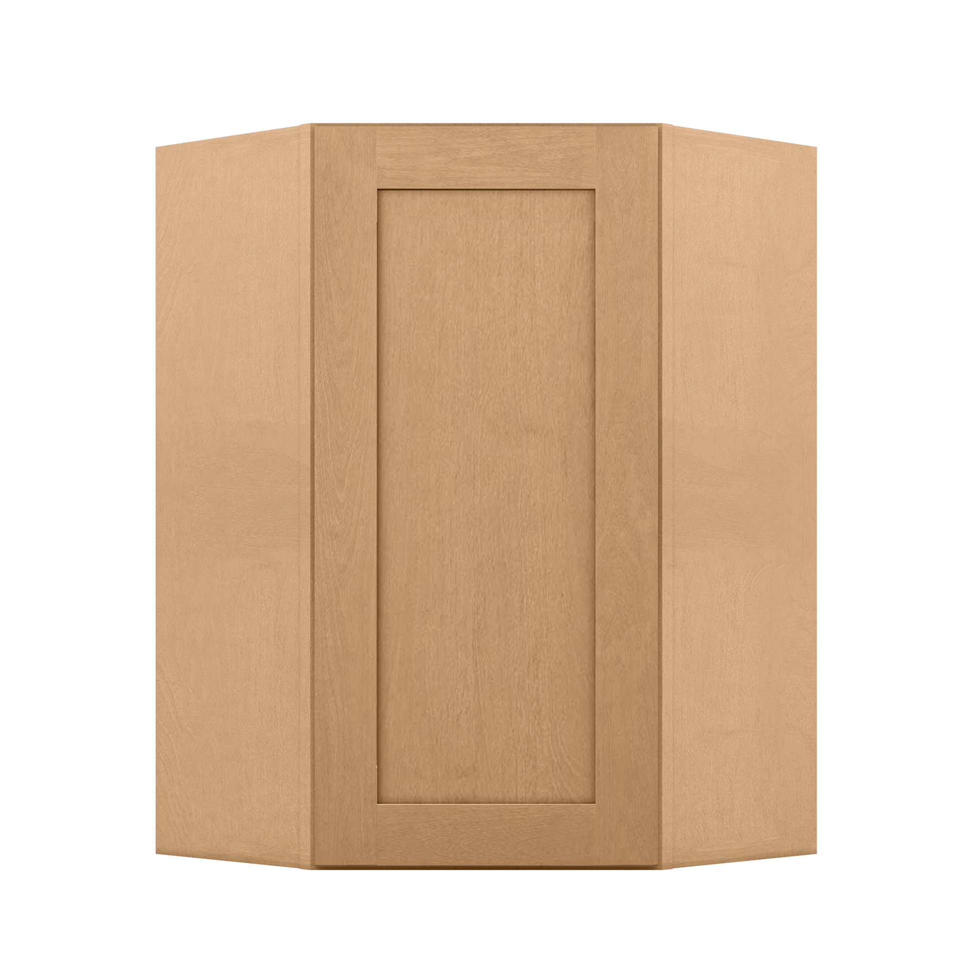 Diagonal Corner Kitchen Cabinet DC2436 Shaker Toffee 24 in. width 36 in. height 12 in. depth - Kitchen Cabinets