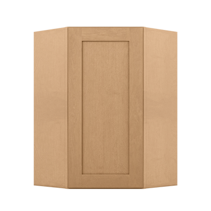 Diagonal Corner Kitchen Cabinet DC2436 Shaker Toffee 24 in. width 36 in. height 12 in. depth - Kitchen Cabinets