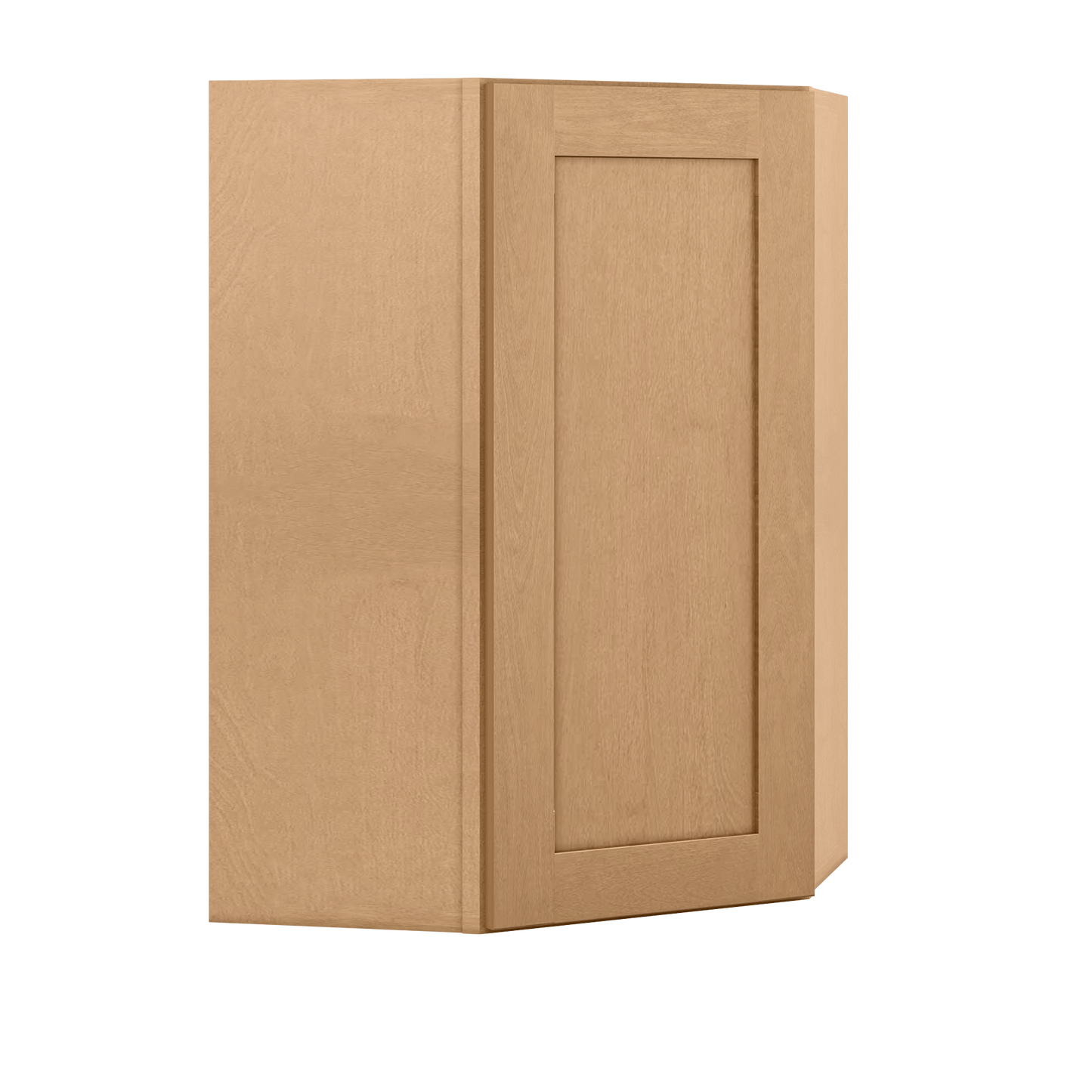 Diagonal Corner Kitchen Cabinet DC2436 Shaker Toffee 24 in. width 36 in. height 12 in. depth - Kitchen Cabinets