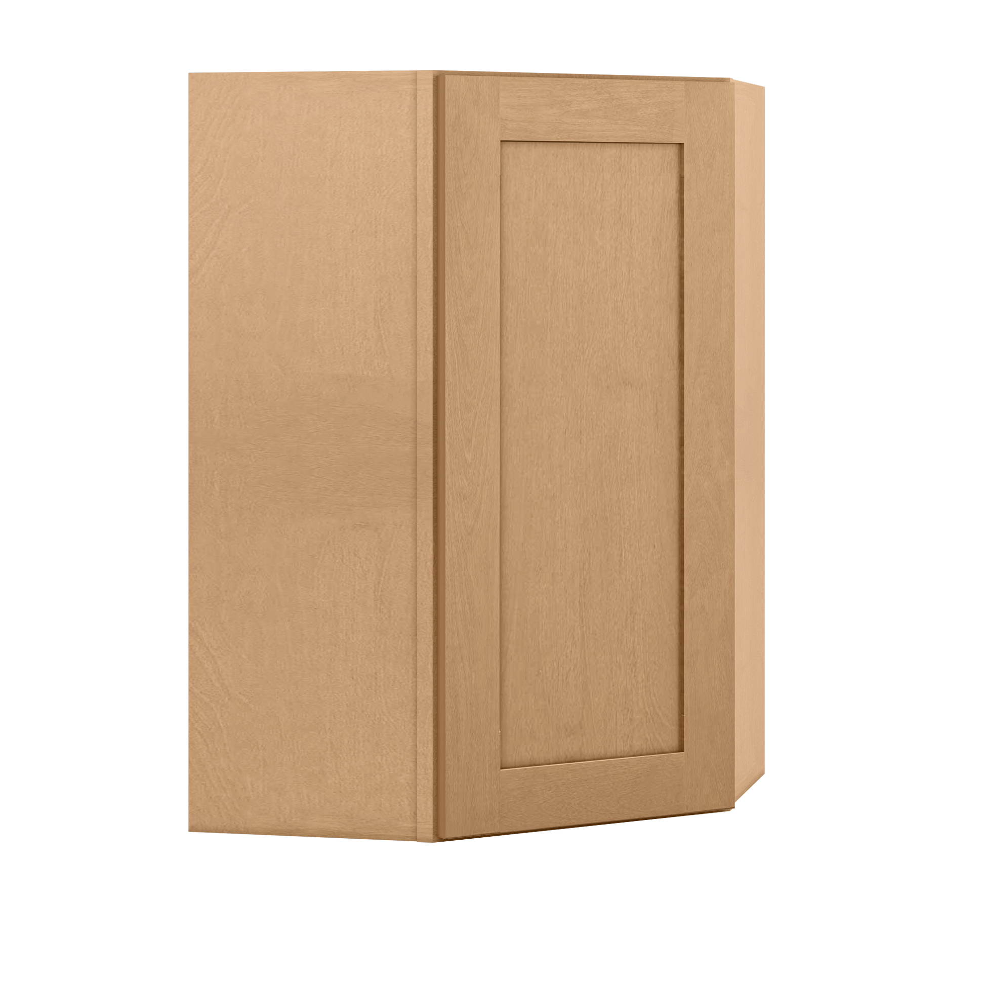 Diagonal Corner Kitchen Cabinet DC2436 Shaker Toffee 24 in. width 36 in. height 12 in. depth - Kitchen Cabinets