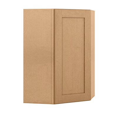 Diagonal Corner Kitchen Cabinet DC2436 Shaker Toffee 24 in. width 36 in. height 12 in. depth - Kitchen Cabinets
