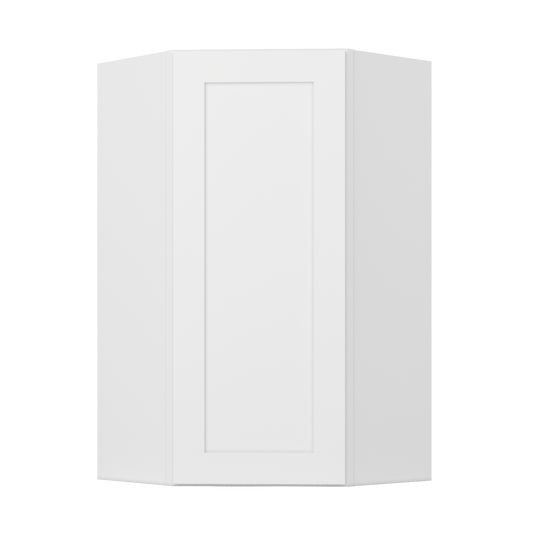 Diagonal Corner Kitchen Cabinet DC2442 Alpina White LessCare 24 in. width 42 in. height 12 in. depth - Kitchen Cabinets