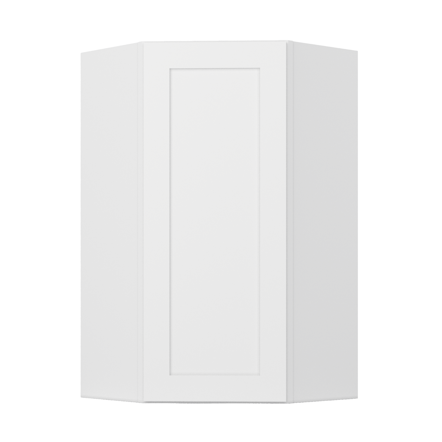 Diagonal Corner Kitchen Cabinet DC2442 Alpina White LessCare 24 in. width 42 in. height 12 in. depth - Kitchen Cabinets